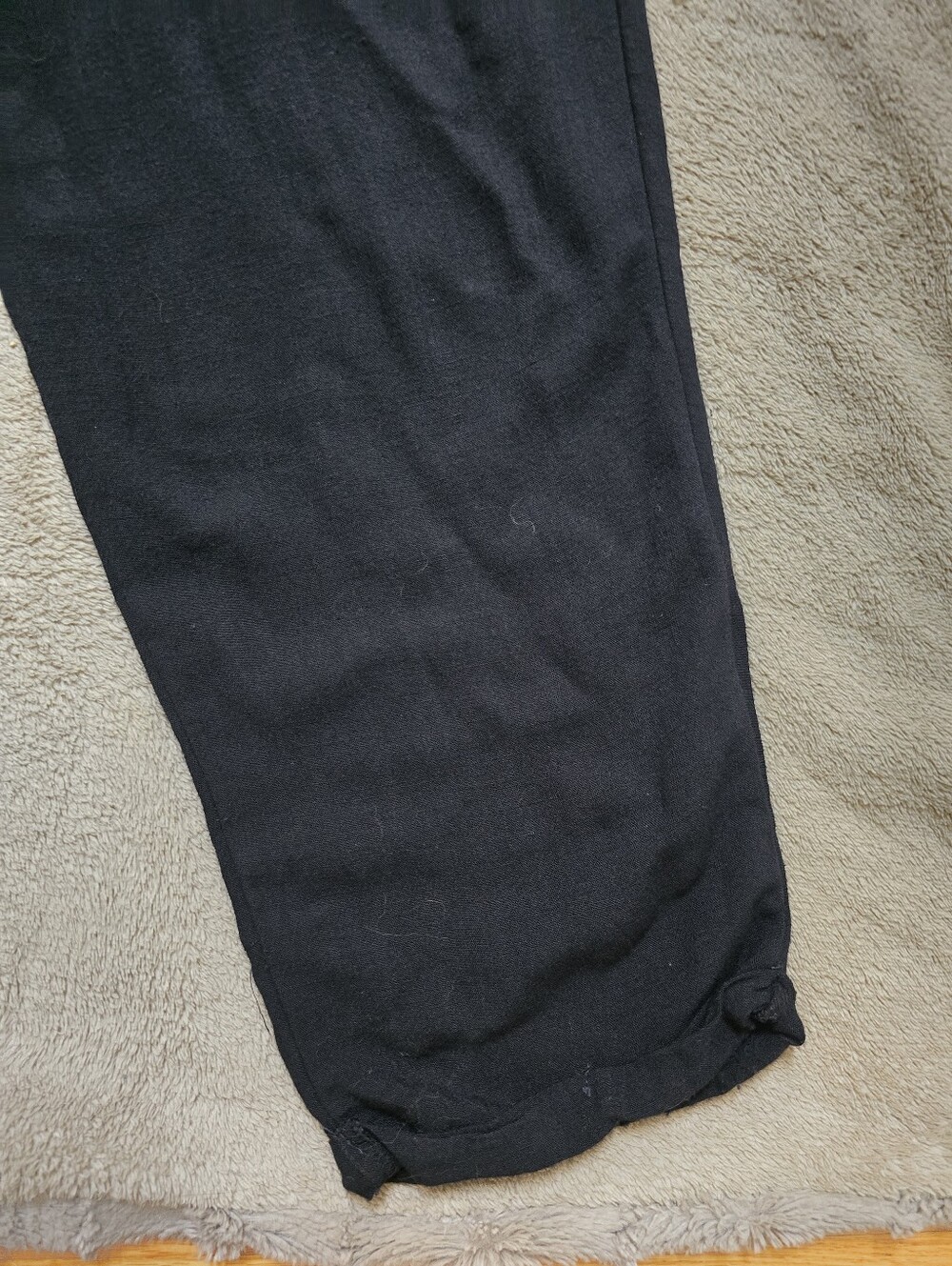 Papillon Sleeveless V-Neck Black Jumpsuit with Pockets Size Large - Picture 6 of 12